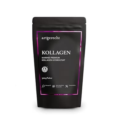 Marines KOLLAGEN Pulver 300 g – Hydrolysiertes Fisch-Kollagen für Haut, Gelenke & Bindegewebe | Premium-Qualität, hohe Bioverfügbarkeit | Friend of the Sea zertifiziert & ohne Zusätze