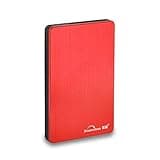 Blueendless Tragbare Externe Festplatte USB 3.0 6,3 cm (2,5 Zoll) für PC, Laptop, Computer (500GB, rot)