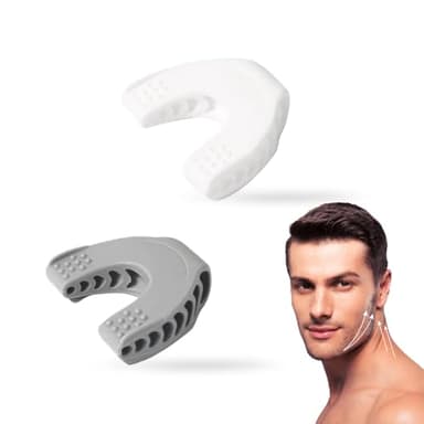 Jawline Trainer, 2 Stück Kiefer Trainer, Jaw Trainer für Männer und Frauen, Jaw Exerciser, Doppelkinn Entferner, Jawline Exerciser, für Gesicht, Mund, Verbesserung der Kieferlinie jawline trainer