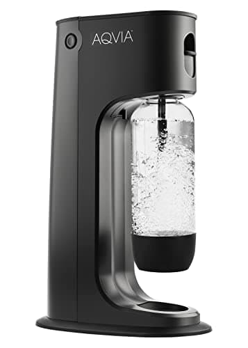 Aqvia Balance Wassersprudler inkl. BPA freier Flasche (Schwarz)