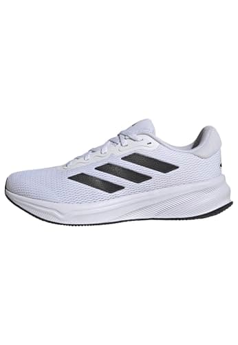 Adidas Herren Response Runner Shoes, Cloud White/Core Black/Cloud White, 43 1/3 EU