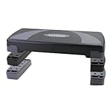 Tenzo-R Fitness Stepboard Stepper Steppbrett Workout 3 Stufen Schwarz Grau 80x30cm