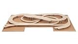 NOCH® Easy Track® Martinstadt Trassenbausatz (243 x 148 cm) - Modellbau-Zubehör für unkomplizierten Aufbau von Modellbahnanlagen & Landschaften