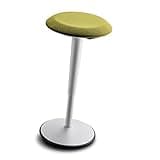 Sedus se:fit, Ergonomischer Hocker, Stehhocker, Stehsitz, Stehhilfe, Grün, Grau, Kunststoff, Gummifuß, 53-80 cm Höhenverstellbar