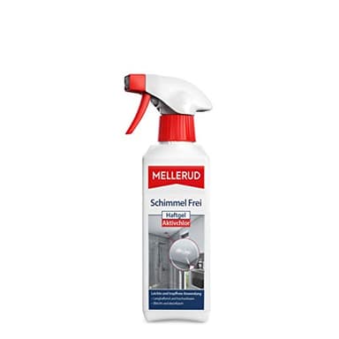 MELLERUD Schimmel Frei Haftgel Aktivchlor - 1 x 0,25 l | Schimmelentferner Bad - Chlorhaltiges, tropffreies Anti-Schimmel-Gel für Fliesen, Fugen, Wand, Decke u. v. m.