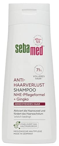 Sebamed Anti-Haarverlust Shampoo, Shampoo gegen Haarausfall, für kräftiges und gesundes Haar, fördert das Wachstum und aktiviert die Haarwurzel, bis zu 71% volleres Haar*, 200 ml