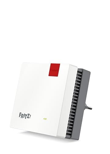 Fritz!Repeater 1700 (Wi-Fi 7 mit bis zu 3.600 Mbit/s, kompakt und leistungsstark, innovatives WLAN Mesh, einfache Einrichtung, höchster Sicherheitsstandard Dank WPA3/2, deutschsprachige Version)