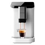 Cecotec Superautomatische Kaffeemaschine Cremmaet Macchia White. 1350 W, Thermoblock, 19 Bar Pumpendruck, Plug&Play-System, Kaffeevorratsbehälter mit integrierter Mühle, Automatische Reinigung