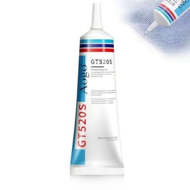 50ml Stoffkleber, Textilkleber, Klarer Waschbarer Stoffkleber für Stoffe, für Baumwolle, Flanell, Denim, Leder, Polyester fabric glue