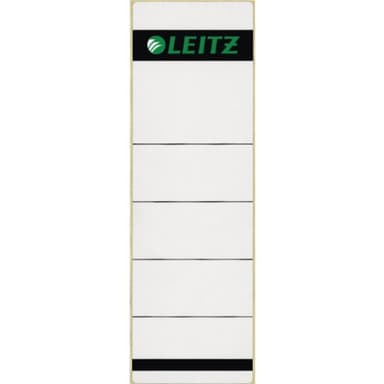 Leitz 1642 Rückenschilder für Standard-Ordner, selbstklebend, kurz, breit (grau, 30 Stück)