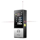 MiLESEEY D9 Pro Laser-Entfernungsmesser mit visueller Ausrichtungsanzeige, 100m professionelles Laser-Messgerät mit IPS-Touchscreen-Schnittstelle, 14 Messmodi, P2P, Live-Winkelanzeige, APP-Sync