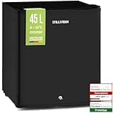 Stillstern Mini Kühlschrank E 45L mit Abtauautomatik, Schloss, Frostfach, Leise, Ideal für Küche, Büro, Schlafzimmer, Hotels und kleine Wohnungen Kühlschrank klein Minibar Getränkekühlschrank