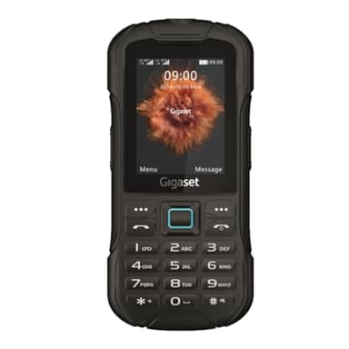 Gigaset GLX8 ACTIVE – Robustes 4G-Outdoor-Tastenhandy mit Walkie-Talkie-Funktion – Staub- & wasserdicht IP68 Schutzklasse – Dual SIM – ohne Vertrag – 2,4 Zoll LCD-Display, Schwarz/Petrol