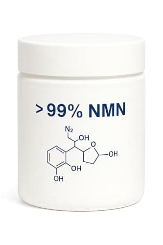 NMN Pulver - 1 x 30g Packung hochreines Nicotinamid Mononukleotid Pulver - Reinheit mehr als 99% ohne Zusatzstoffe - in Deutschland laborgeprüfter Markenrohstoff