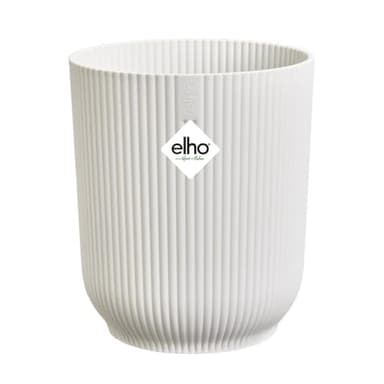 elho Vibes Fold Orchid High 12,5cm – Orchideentopf für den Innenbereich – Blumentöpfe für den Innenbereich – 100% recycelter Kunststoff - Weiß/Seidenweiß