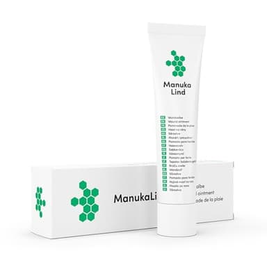 ManukaLind Wundheilsalbe 15g - Natürlich wirksam mit Manuka-Honig MGO 514+ - Wund und Heilsalbe für alle Wundheilungsphasen - Zuhause und Unterwegs