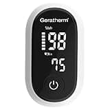 GERATHERM oxy one Finger Pulsoximeter - zur schnellen Bestimmung von Sauerstoffsättigung & Puls/ kompakter Pulsmesser für Hausapotheke und Freizeitsport