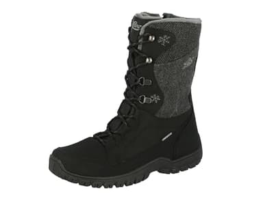 Lico MAIKE Damen Schneestiefel, Schwarz/ Grau, 40 EU