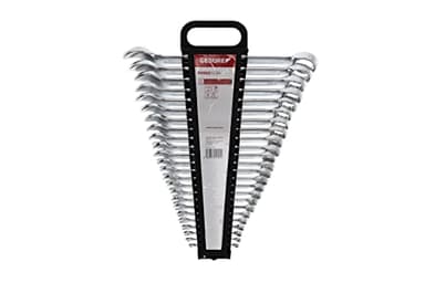 GEDORE red Ring-Maulschlüssel-Satz, 24-teilig, SW 6-32, Chrom-Vanadium-Stahl, Silber