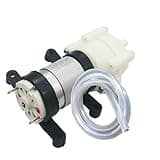 CONQUERALL DC 24V 385 selbstansaugende Membranpumpe, kleine elektrische Wasserpumpe mit Wasserleitung geeignet für Trinkbrunnen und Experimentiermodelle