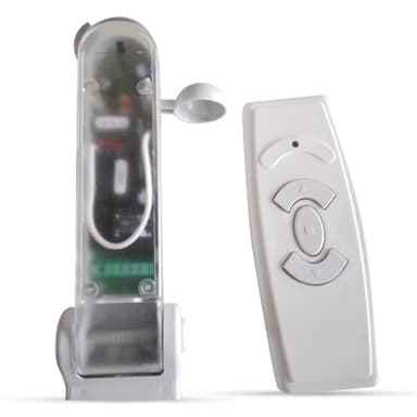 TENDEEVOLUTION Markisensteuerung Wind Sonne Regen mit Windmesser, Regensensor und Fernbedienung, Markise mit Motor und Sonnensensor (Windsensor)