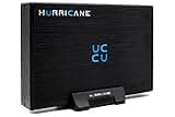 HURRICANE GD35612 Externe Festplatte 750GB, 3.5 Zoll USB 3.0, Desktop SATA Speicher mit Netzteil für PC, TV, Ps4, Ps5, Xbox Laptop, Notebook kompatibel mit Windows Mac Linux