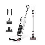 Roborock Dyad Pro Combo 5-in-1 Nass Trockensauger Kabelloser 17000Pa Wischsauger mit Akku Staubsauger für Teppichreinigung, elektrische Minibürste und 2 Reinigungsköpfe, APP, Sprachsteuerung