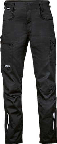 Uvex syneXXo Light Männer Arbeitshose, Lange Bundhose für die Arbeit, Schwarz, Größe 50