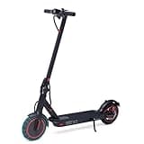 LuvTour E-Scooter ES-S3 PRO, Max. 20km/h, 40km Reichweite, Electric Scooter für Erwachsene Faltbarer Elektroroller mit App, Dual-Bremsen (8,5 Zoll Luftreifen,25-30km,Schwarz)