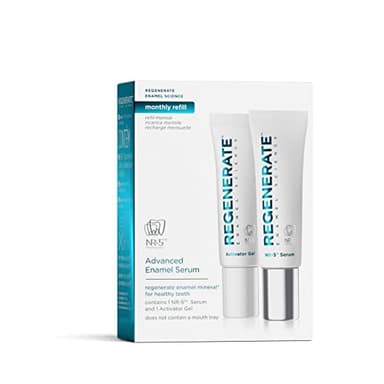 Regenerate Spezial Zahnschmelz-Serum Refill monatliche Nachfüllung | Remineralisierung des Zahnschmelzes für starke, gesunde Zähne | 2x 16 ml