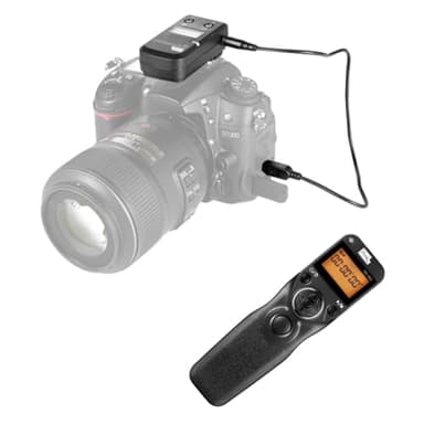 Pixel Kamera Timer Fernauslöser TW283-DC2 drahtlose Fernbedienung Drahtauslöser Bereich kompatibel mit Nikon Z5 Z6 Z7 D750 D780 D7500 D7200 D7000 D5600 D5500 D5300 D3300 D30 D30 610 600 D90 P7700