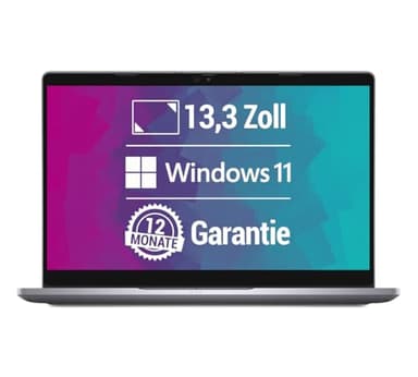 Dell Latitude 5310 13,3 Zoll Full HD Laptop Intel Core i5-10310U@ bis zu 4,4 GHz 16 GB 512 GB SSD mit Windows 11 Pro & GRATIS Antiviren-Software inkl. 12 Monate Garantie (Generalüberholt)