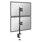 RICOO Monitorhalterung Monitor Halterung 2 Monitore für 13-27 Zoll Übereinander Bildschirmhalterung Ständer Bildschirm TS8511 Arme für Computermonitore Monitor-Arm Stand Tischhalterung Monitor-Halter