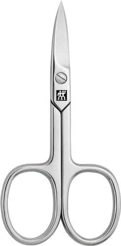 ZWILLING Nagelschere (Leicht gebogene Schneide, Schere für Hände und Füße, hypoallergen), Poliert, Silber, 90 mm