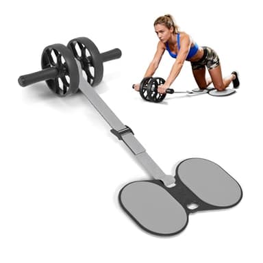 Bauchroller,bauchmuskeltrainer,Mit Kniescheiben Bauchtrainer,geeignet für Anfänger,Automatische Rebound-Bauchrolle,bauchtrainer für zuhause,für Männer und Frauen,Bauchmuskeltraining