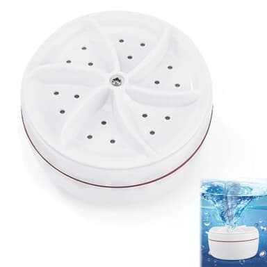 Mini Waschmaschine Portable Washing Machine Ultraschall Turbo Waschmaschine mit USB Schnittstelle Mini Turbo Washer Reisewaschmaschine Tragbare Waschmaschine für Reisen Camping Geschäftsreise