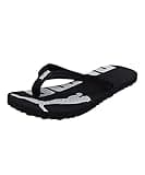 PUMA Unisex Epic Flip v2 Zehentrenner, Black-White, 44.5 EU