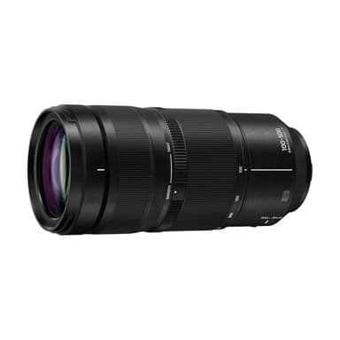 Panasonic LUMIX S-R100500E 100-500 mm F5-7.1 O.I.S. L-Mount Objektiv, Vollformat-Telezoom, 0,8 m Naheinstellgrenze, anpassbarer Fokusring, wetterfest, Schwarz