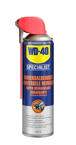WD-40 Specialist Universalreiniger 500 ml – Hochleistungsreiniger für Maschinen, Werkzeuge & Oberflächen, entfernt Öl, Fett & Schmutz, trocknet schnell & sorgt für rückstandsfreie Sauberkeit