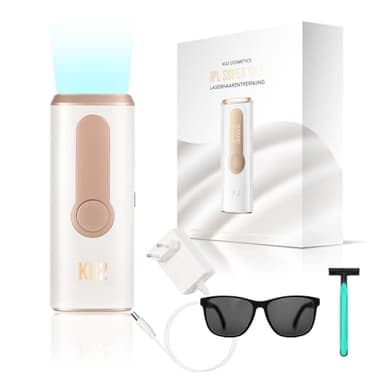 KU2 IPL Supersilk – IPL Haarentfernungsgerät für Damen & Herren – Schmerzfreie Alternative zur Laser Haarentfernung für Gesicht & Körper – Dauerhafte Haarreduktion für Zuhause