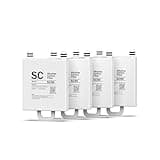 Frizzlife SC90 Replacement Post Filter Cartridge For WB99 Countertop Reverse Osmosis Water Filter System - Alkaline, Pack 4