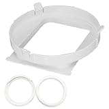 lomdung 150 MM Klimaanlage Abluftschlauch Adapter, Klimaanlage Schlauch Adapter, PVC-Klimaanlagen-Schlauchverlängerungen mit Kragen, Klimaanlage Schlauch Schnittstelle, Klimaanlage Eradapter Zubehör