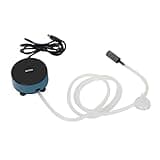 Boxtech Mini Aquarium Luftpumpe USB - Sauerstoffpumpe Leise Sauerstoffbelüfter Pumpe Bubbler Kit mit Luftstein, Luftschlauch 1W für Fish Tank