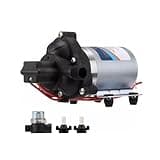 GEARMONSTER Wasserpumpe DC 12V 3,1 bar 45 PSI Selbstansaugende Druckpumpe Membranpumpe mit Druckschalter 3,0 GPM Wasserpumpe für Wohnmobil, Wohnwagen, Yacht, Garten, Camper