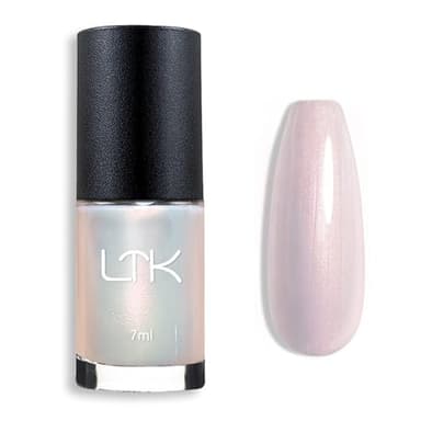 Weiße Perle Nagellack Schnelltrocknend - Wasserbasierter Langanhaltender Nagellack Ungiftig, Glänzender Nail Polish mit Cremigem Finish für DIY Maniküre zu Hause oder als Geschenk (Perlmuttweiß)
