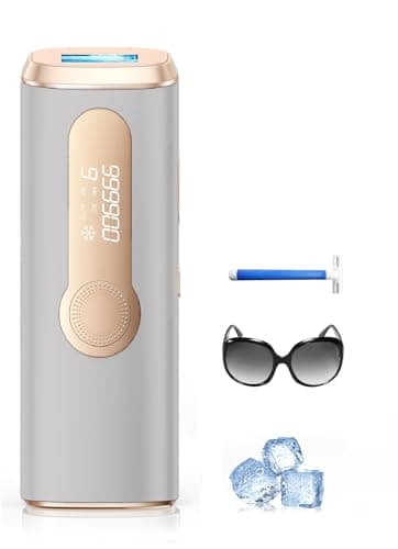 TIIMAGIC IPL Geräte Haarentfernung Laser mit Gefrierfunktion, Schmerzfreie Haarentfernungsgerät mit HR/SC/RA Erweiterte Funktionen, 999,900 Lichtimpulse für Körper, Gesicht, Bikini - Grau