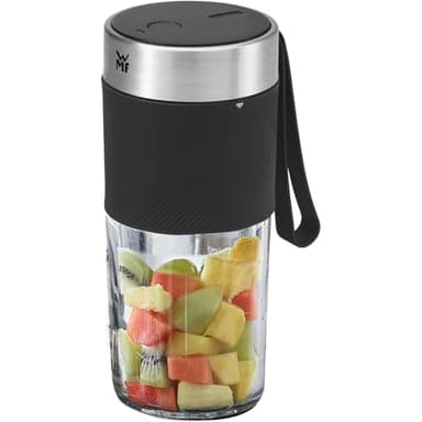 WMF Küchenminis Mix on the go 300 ml, Mini Mixer to go, USB Mixer Smoothie Maker, aufladbarer Personal Blender, tragbarer Mixer für Smoothies, Shakes