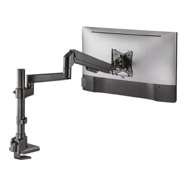 Yaasa Monitor Halterung Schreibtisch, VESA 75 x 75 mm – Monitorarm für 17" - 32" Monitore bis zu 9 kg – 360° Drehbar, 180° schwenkbar, 90° neigbar – Schwenkarm Halterung mit integrierter Kabelführung