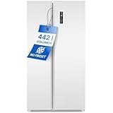 Bomann® Side by Side Kühl Gefrierkombination | No Frost | 442L Inhalt | Kühlschrank mit Gefrierfach | Kühlschrank mit MultiAirflow-Technologie | Verbrauch 287 kWh/Jahr | SBS 7344 weiß