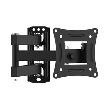 GRIFEMA GB1008-1 Monitor Wandhalterung Fernseher für 13-32”, Monitor Halterung Wand Schwenkbar Neigbar Ausziehbar, bis zu 20kg, VESA 100x100mm und 75x75mm,Bildschirmhalterung 360°Drehbar